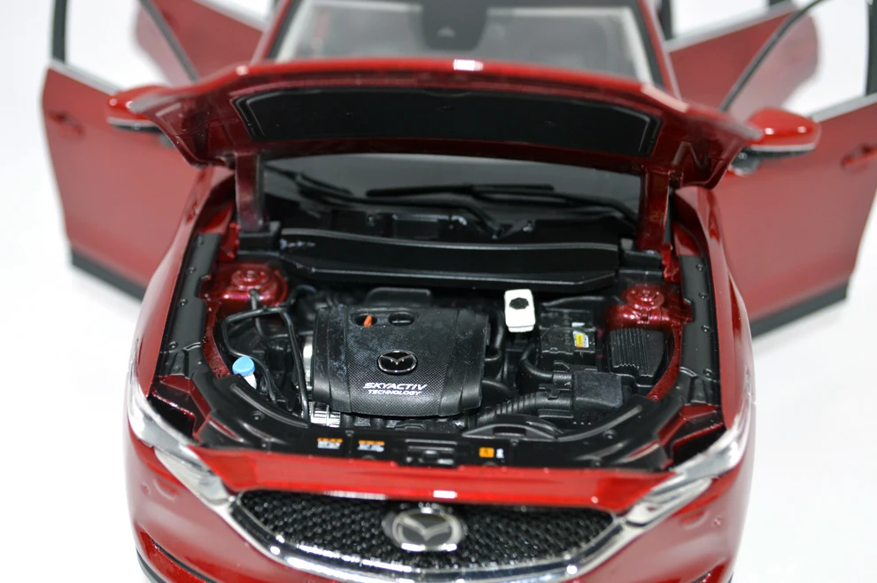 Paudi модель 1/18 1:18 Масштаб Mazda CX5 красный литой под давлением модель автомобиля игрушка открываются двери