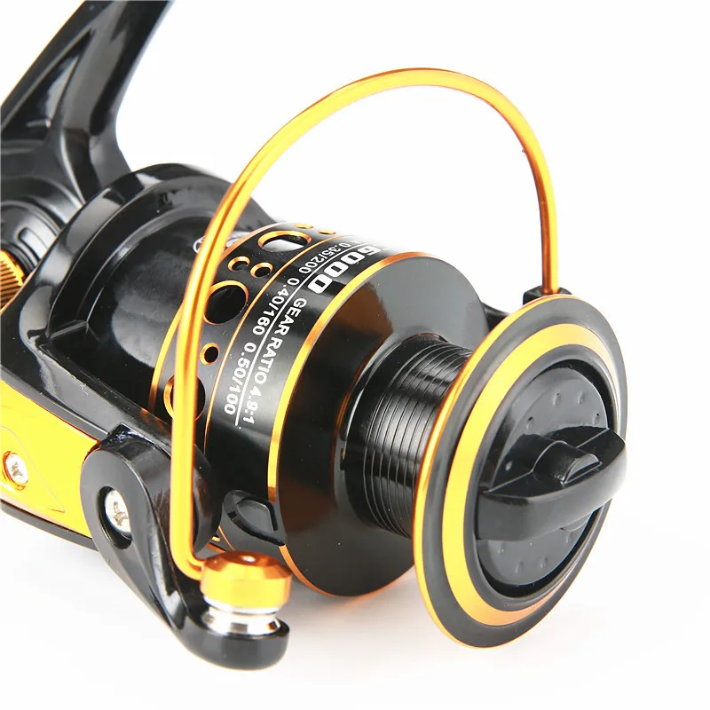 DC1000-7000 Series 13BB Spinning Fishing Reel Drag High Speed Metal Spool Fresh Salt Water Sea Carp Pesca | Спорт и развлечения