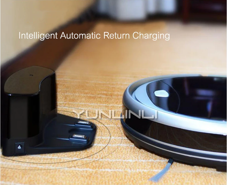 Sweeper Robot Automatic Wireless Robotic Vacuum Cleaner Smart Home Ultra-thin Wiper Mopping Machine S608 | Бытовая техника