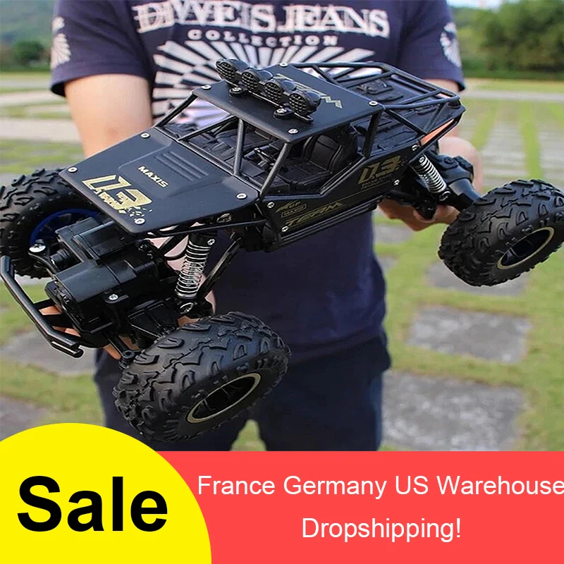 1:16 4WD RC автомобиль рок-сканеры привод автомобиля двойные двигатели привод Bigfoot автомобиль дистанционного управления автомобиль внедорожный автомобиль игрушка автомобиль для детей