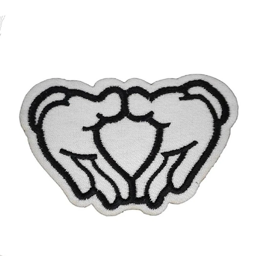 1 шт. наклейка с надписью LOVE HEART HAND|iron on patches|iron onpatch iron |