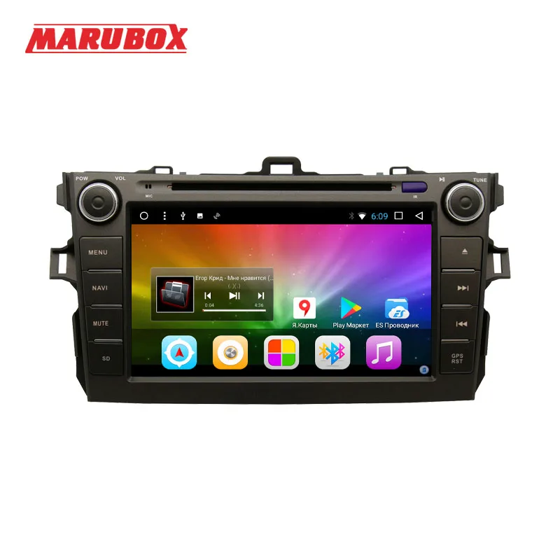 Автомобильный мультимедийный плеер для Toyota corolla 2007 2011 MARUBOX 8A105DT8 8 ядер Android 0 2 Гб