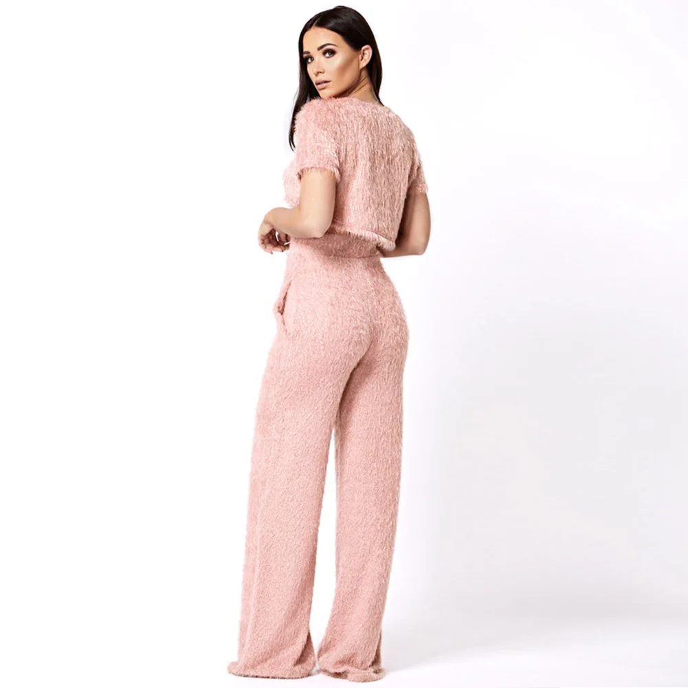 Для женщин 2 шт. 2018 Новинка Лидер продаж круглым вырезом коралловый флис мягкий