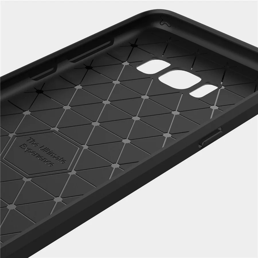 Силиконовый матовый чехол из углеродного волокна для Samsung Galaxy S6 S7 Edge S8 S9 A8 Plus Note 8 C5