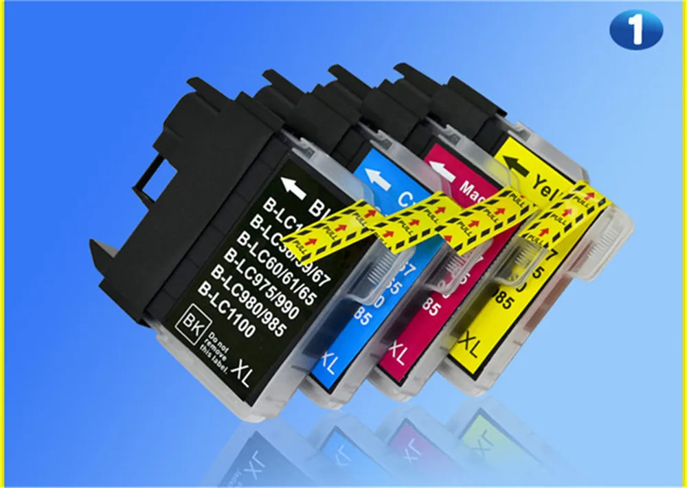 LC985 LC975 LC39 чернила картридж совместимый с DCP385C DCP-J125 DCP-J315W MFC-J415W MFC-J410 струйный принтер