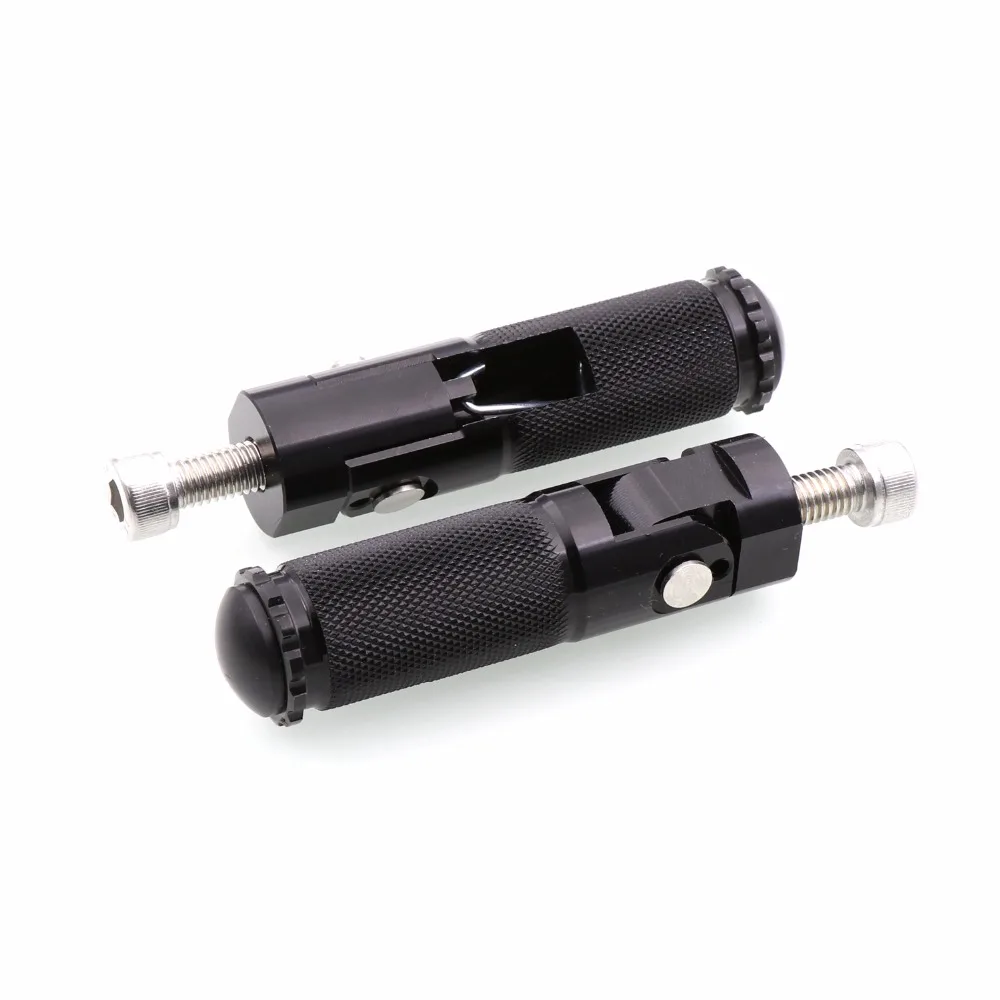 (1 пара) универсальные Алюминиевые Подножки для мотоциклов с ЧПУ подножки BMW Honda