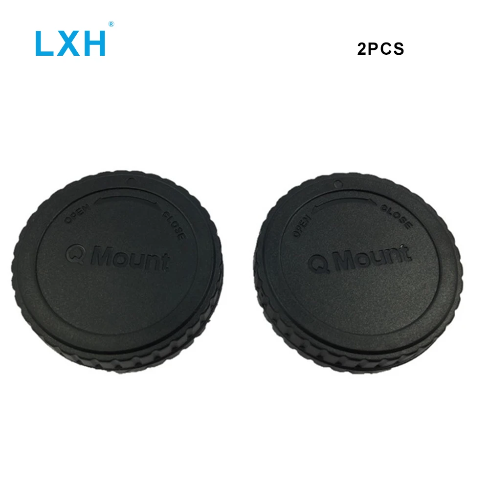 

LXH Q Mount Camera Front Body Cap+Rear Lens Cap Cover For Pentax Q Mount Q7 Q10 Cameras Q Mount Lenses