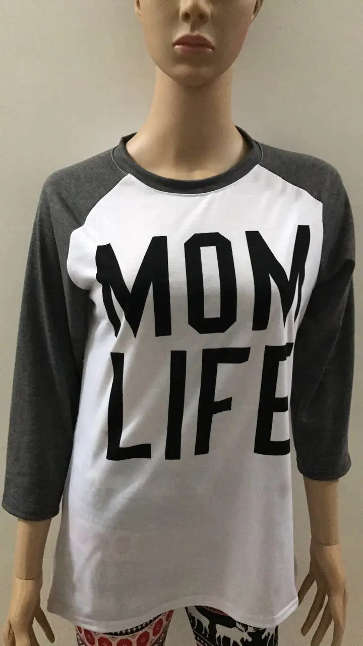 2017 Весна Лето Футболка Женщины с длинным Рукавом Футболки Плюс Размер