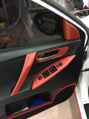 Red Специальные наклейки ZWET для автомобиля star из углеродного волокна для Mazda 3 цвета черный/серебристый для Mazda 3 2006~ 2012 - Название цвета: Red