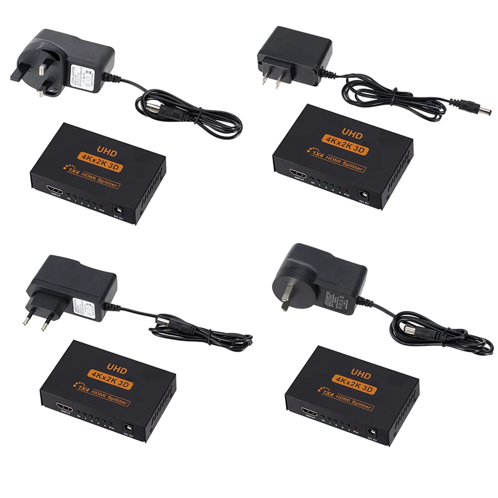Shopping Center коробка кабель HDMI сплиттер 4 K дома Театр системы 3D концентратора школы