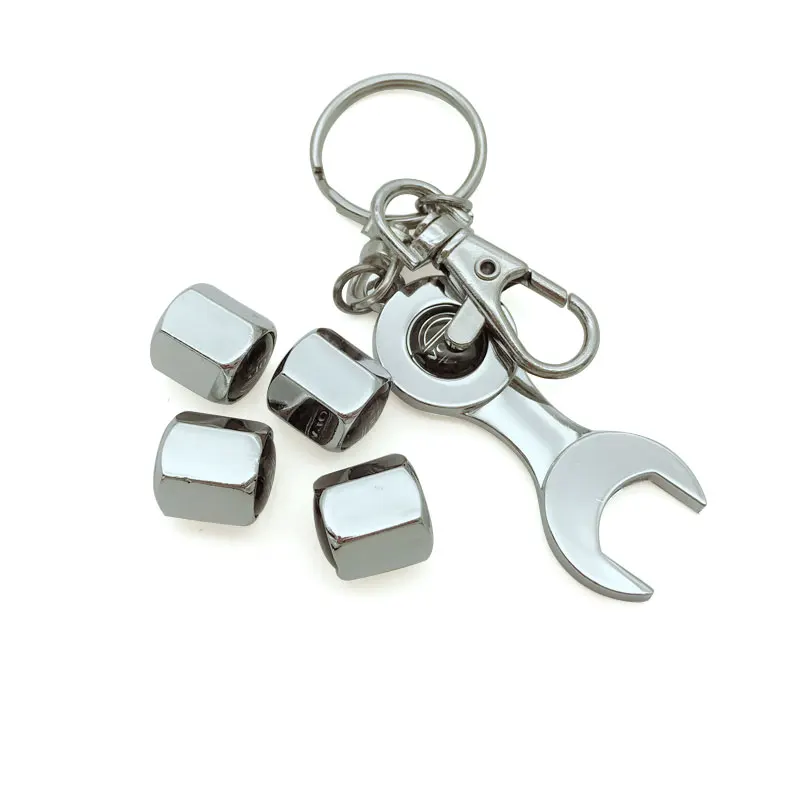 Колпачки клапанов для автомобильных колес с значком гоночного автомобиля брелок