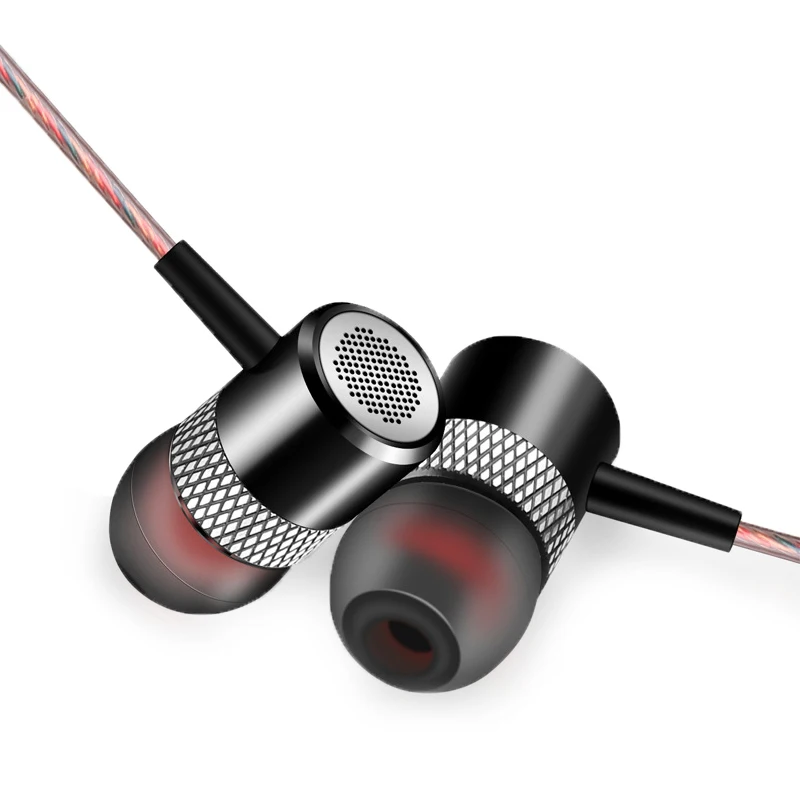 Тяжелый бас наушники Металлические HIFI стерео мм 3 5 сабвуфер вкладыши с