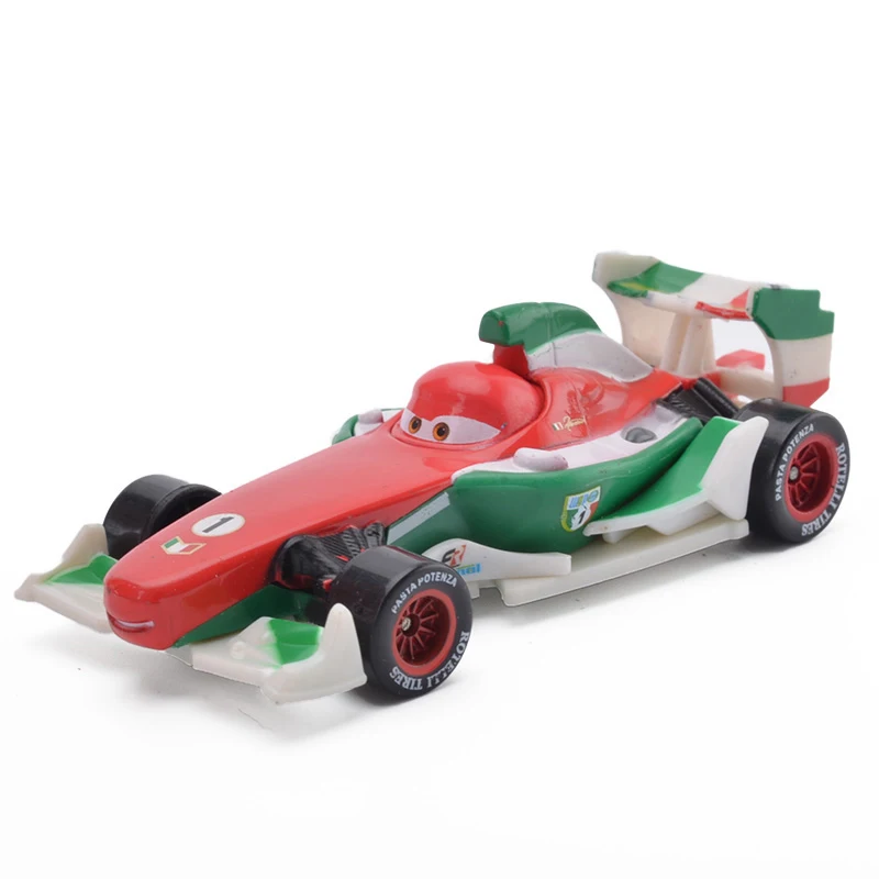 Francesco Дисней Pixar Тачки 2 3 Молния Маккуин король F1 дядюшка грузовой автомобиль литой Сплав Автомобили Модель детский день подарок игрушка для малыша мальчика - Цвет: Francesco