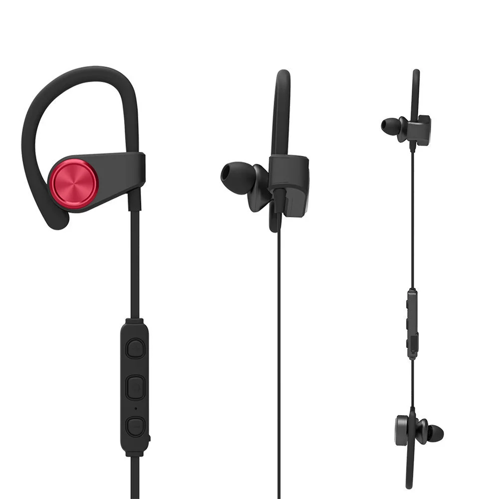 Doace спортивные bluetooth наушники Sweatproof гарнитура с наушным креплением Беспроводные
