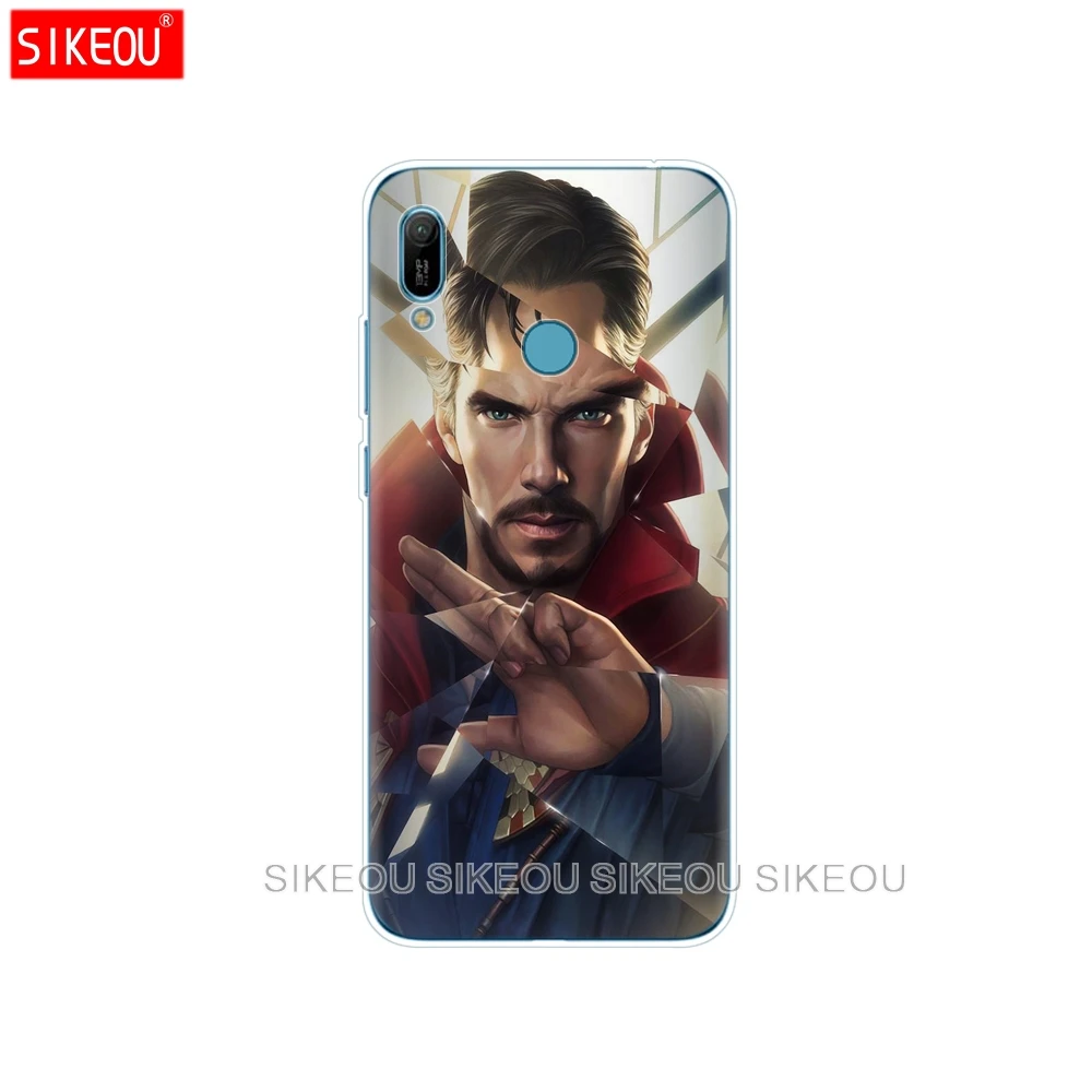 10882 Чехол для Huawei Y6 Y7 Y9 pro Prime чехол на Honor 8A PRO 8X10 i чехол Marvel мстители супергерой Капитан Железный человек танос - Цвет: 10882