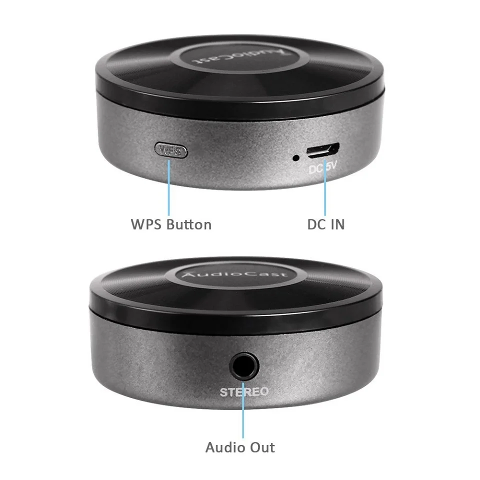 Отель Riversong Беспроводной Wi Fi аудио приемник audiocast M5 Музыка адаптер потоки