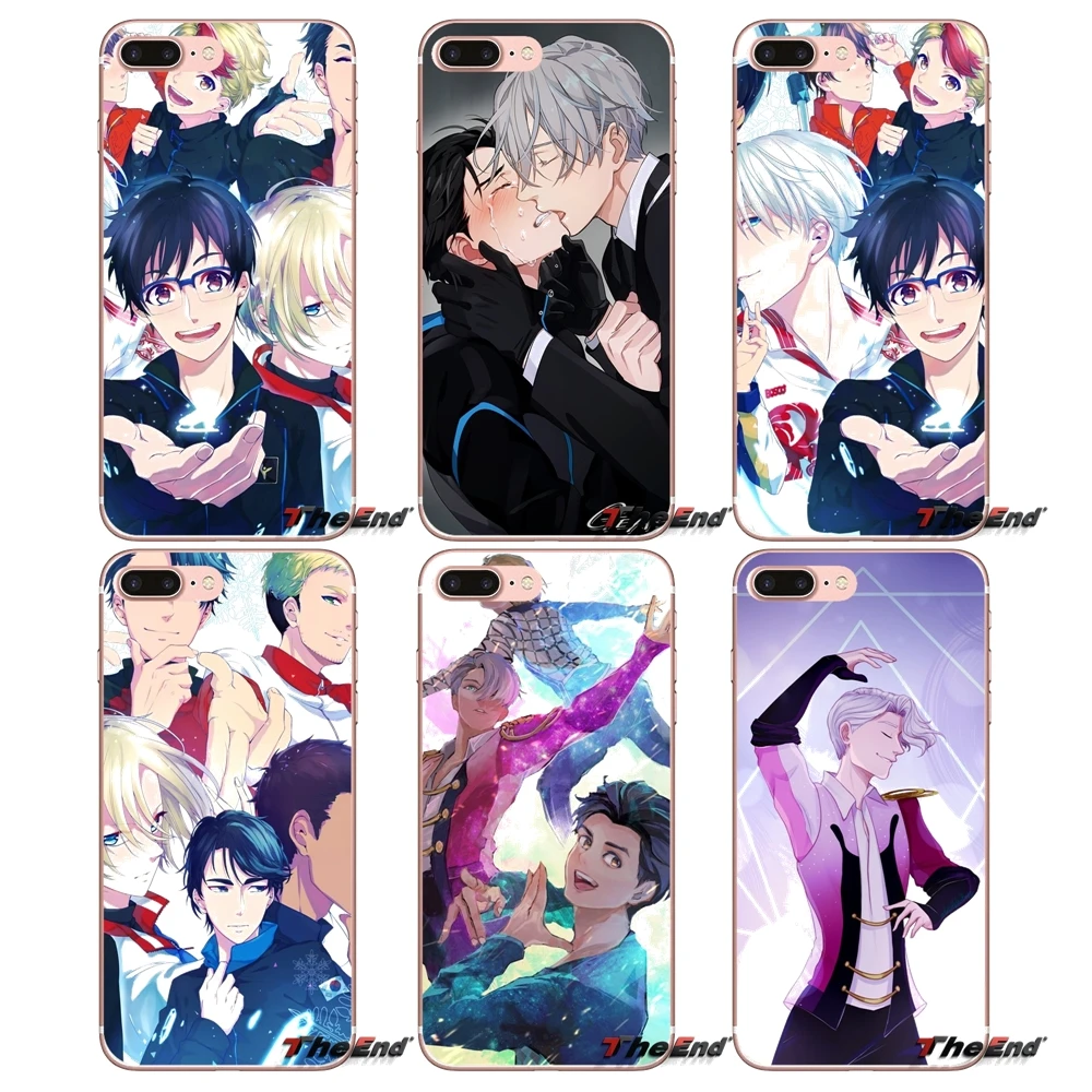 Мягкий силиконовый чехол Yuri on Ice anime для Samsung Galaxy S2 S3 S4 S5 MINI S6 S7 edge S8 S9 Plus Note 2 3 4 5 8 Coque