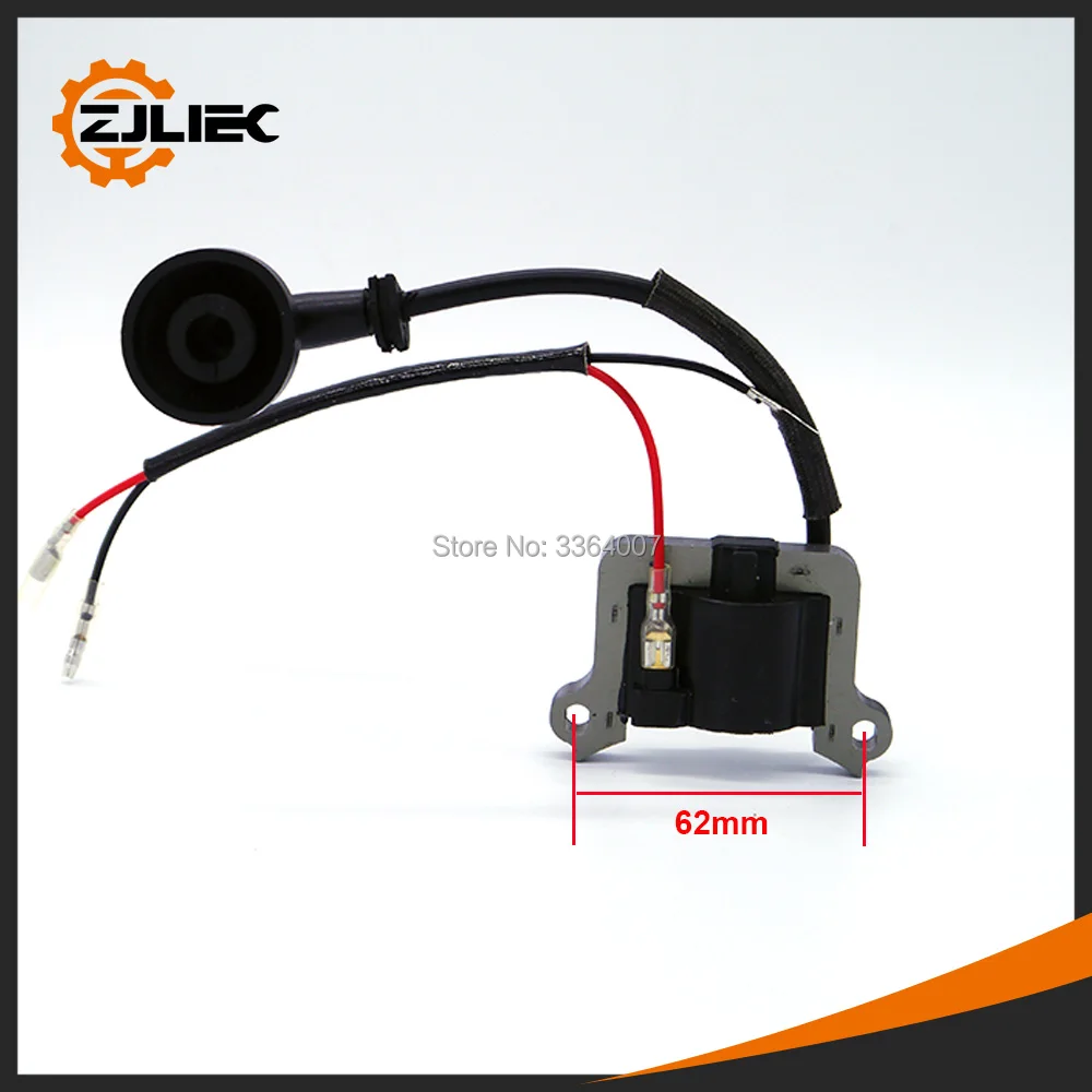 2 шт. 52cc катушка зажигания подходит для TL52 CG520 кусторез 44 5 двигатель 1E44F триммер