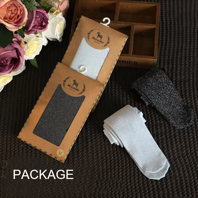 Новое поступление сезон весна лето серебряная нить бархатные детские колготки