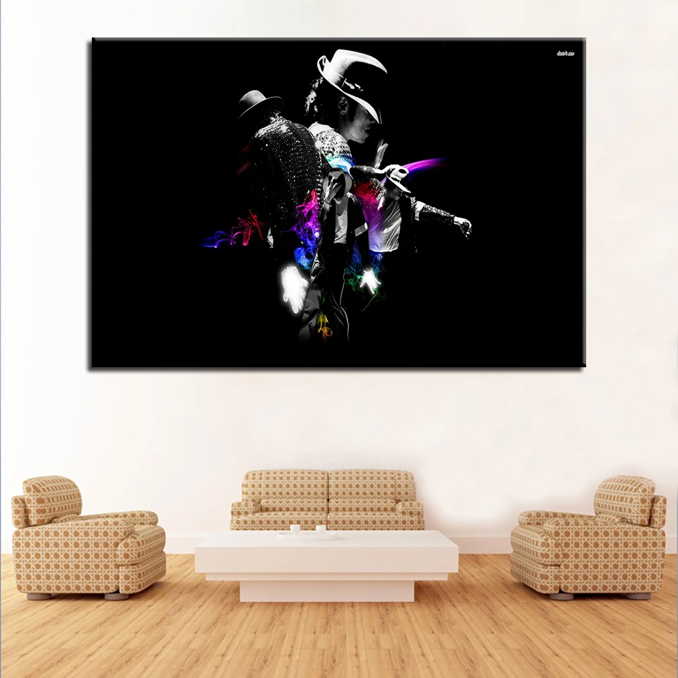 

Картины на картины на холсте рамки современные HD печать 1 Piece/Pcs картины с певцом Танцы King Плакаты домашний декор Гостиная