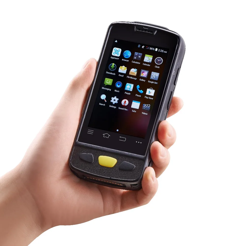 4 дюйма Сенсорный экран смартфон ручной сканер штрих кодов на 5MP Камера 3g 850/1900 МГц