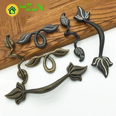 Ручки для выдвижных ящиков кухонного шкафа ручка 2 дюйма античная бронза черный