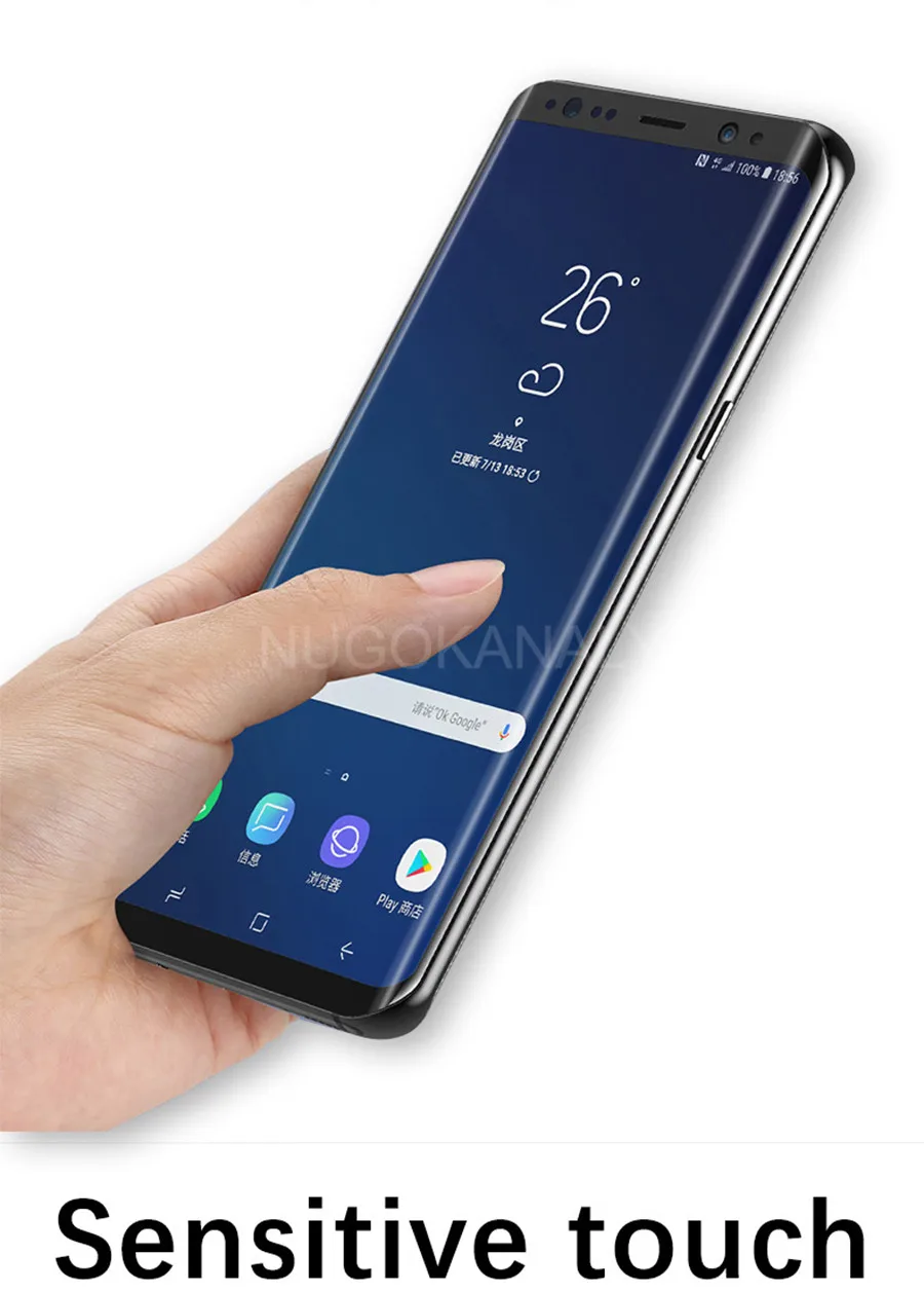 20D с загнутыми краями на весь экран Arc Edge закаленное Стекло для samsung A8 A6 плюс J7 J6 J4 A7 A5 A3 J5 J3 Экран протектор