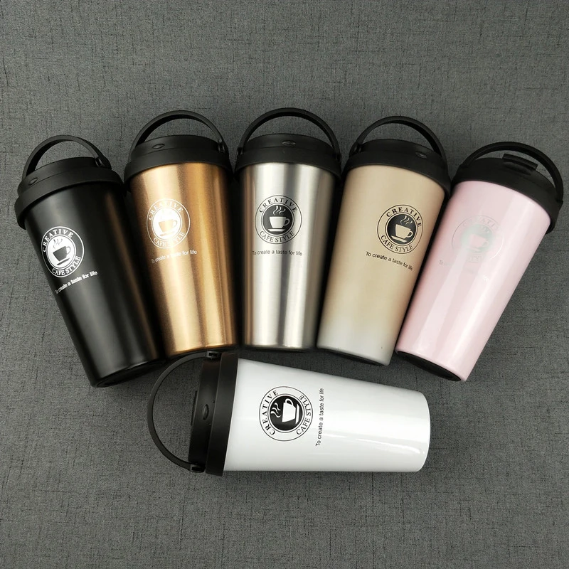 

Portable 17OZ Coffee Mug Stainless Steel Beer Mug Double Walled Vacuum Insulated Tumbler with Lid Eco Friendly Travel Coffee Mug