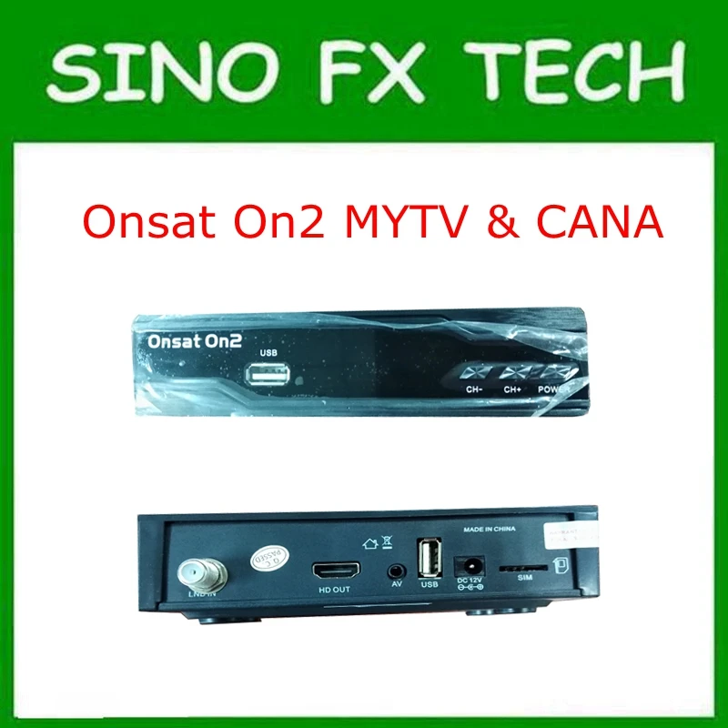 DHL новейший Африка Onsat On2 mepg4 gprs DVB-S2 декодер с Tcam счет открыть MYTV и французский каналы для африки областях