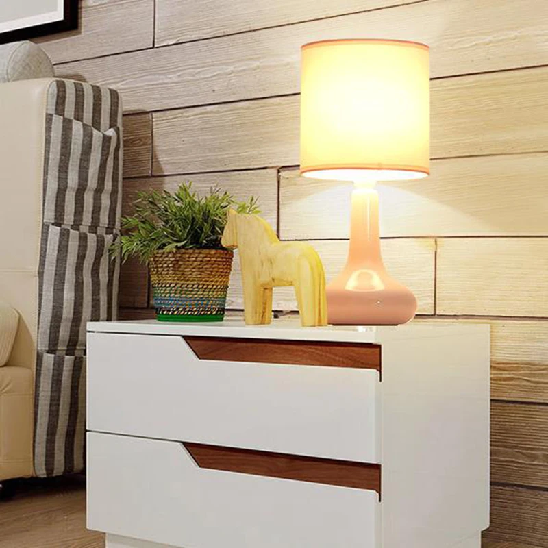 

Are Deco LED Ceramic Table Lamps decorative home lighting fixture living room bedroom study hotel room LED ceramic Table Lights