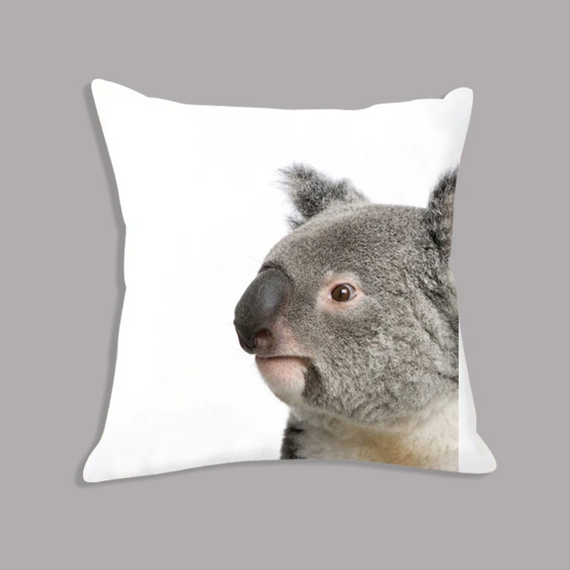 Плюшевая подушка милая декоративная Koala для дивана домашнего декора 45 см x