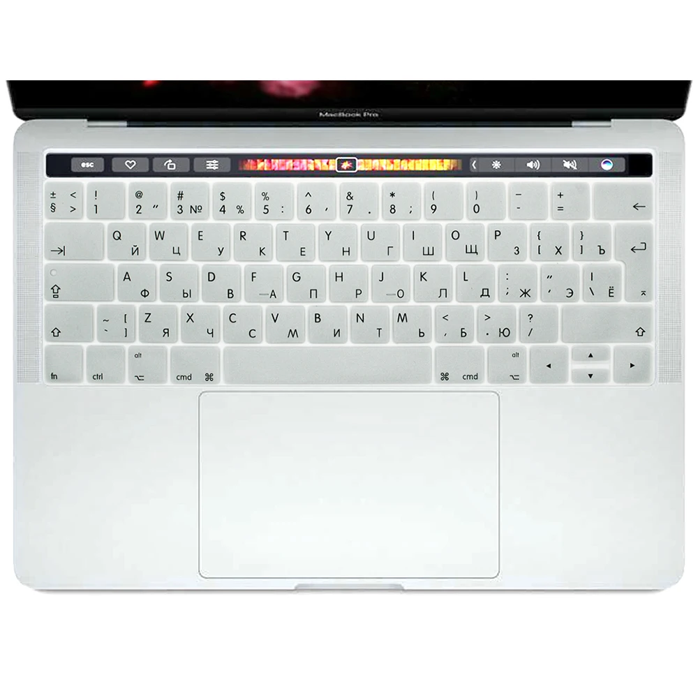 Защитный чехол для клавиатуры MacBook Pro 13 A1706 сенсорная панель 15 A1707 2016 силиконовый |