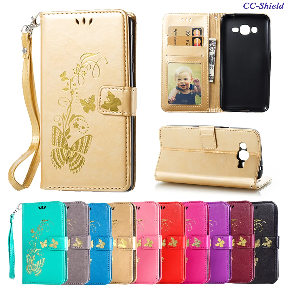 Флип чехол для Samsung Galaxy J2 Prime Duos G532 G532F G532F/DS SM J 2 бабочка кожаный телефона|case for samsung