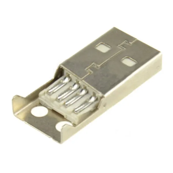 10 шт. разъем USB 2 0 типа A 4-контактный адаптера с черной пластиковой крышкой |