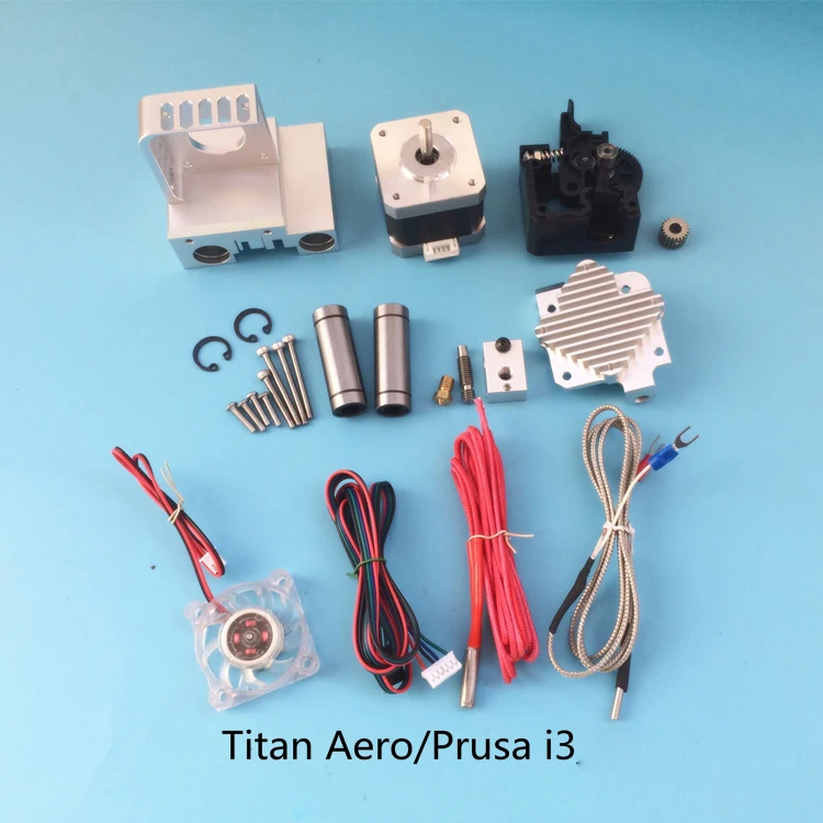 Комплект для модернизации Prusa i3 Aero комплект экструдера Аэро Titan 0 4 сопло +