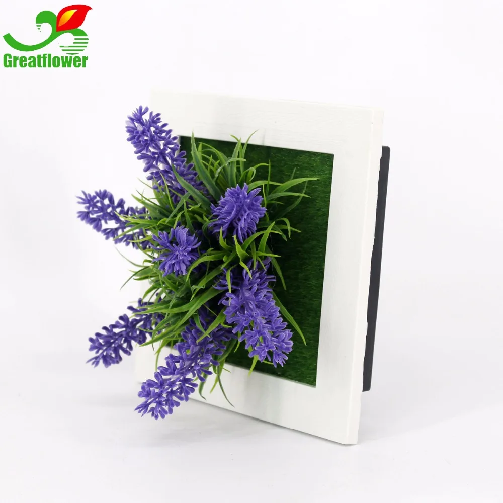1pc Creative 3D Artificial Plant Frame Red Water Grass Wall Posted On The Home Shop Decoration Living Room Decor | Дом и сад