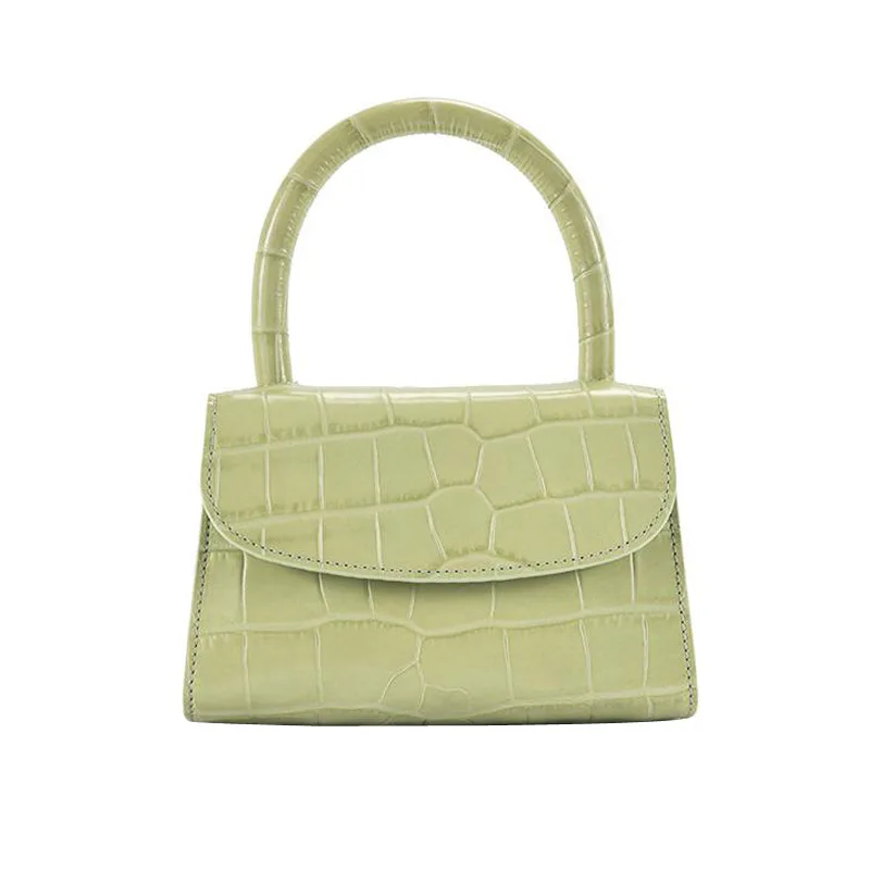 Новая модная сумка из натуральной крокодиловой кожи с одним плечом и косой