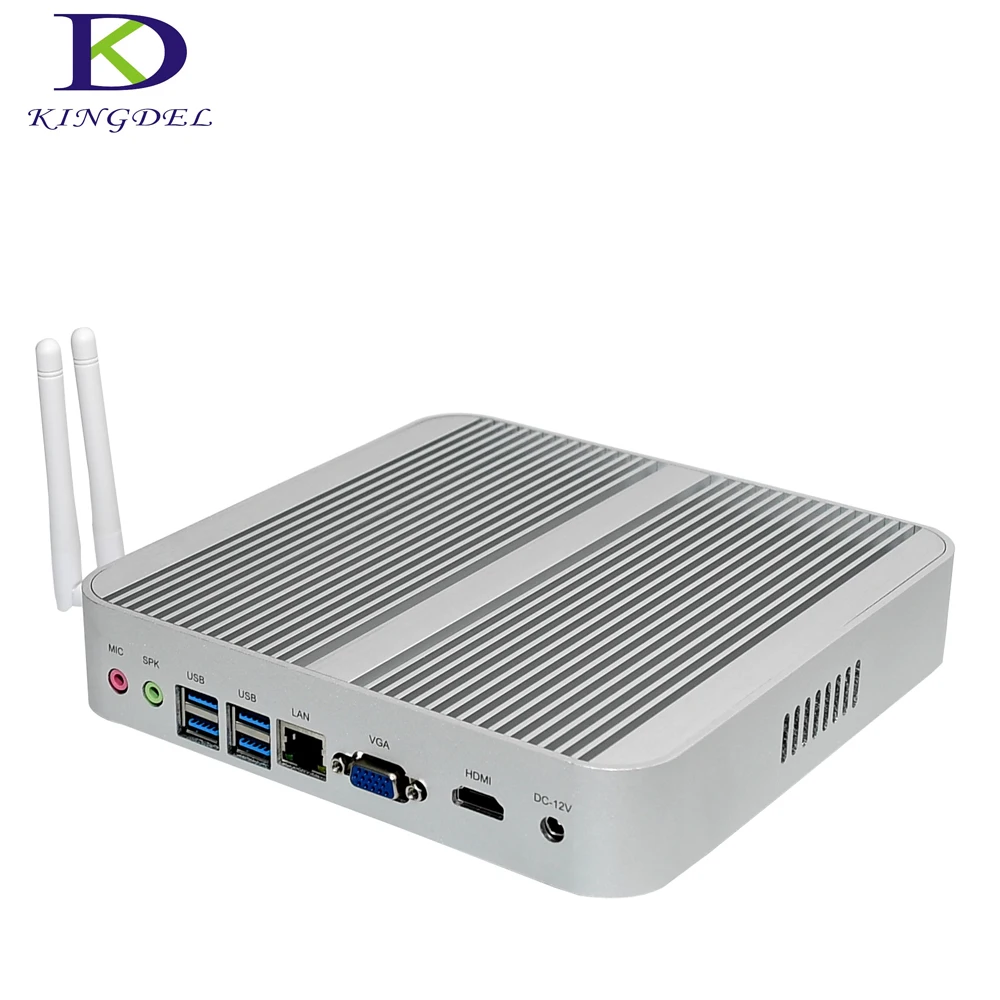 Мини ПК без вентилятора Intel Windows 10 настольный raspberry pi 3 Skylake I3 6100U 16 ГБ ОЗУ 128 Гб SSD 4K HD