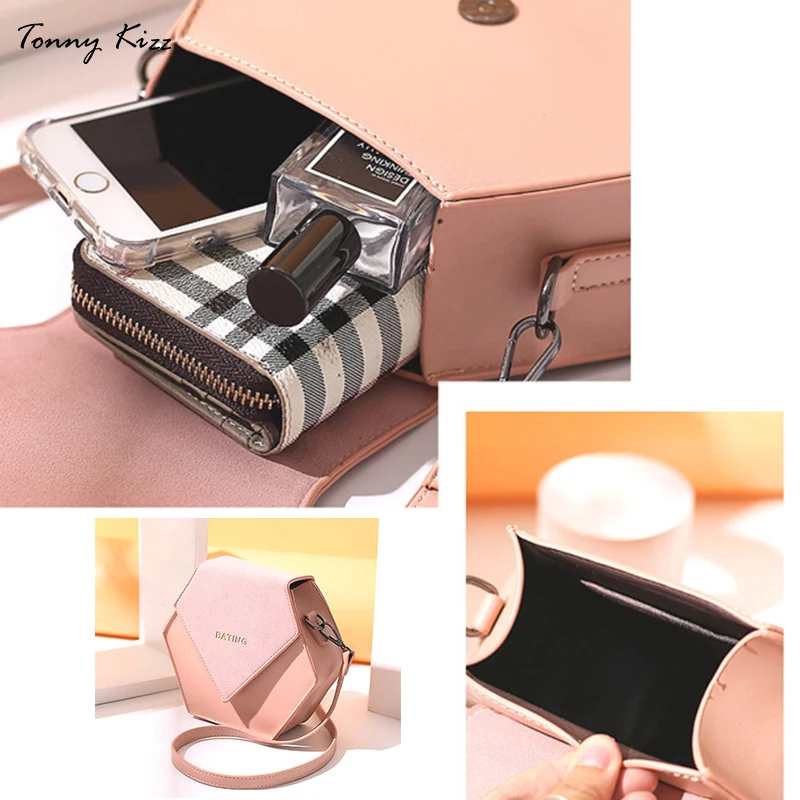 Tonny Kizz geometric crossbody bags for women 2020 new summer shoulder leather messenger high quality yellow handbags | Багаж и сумки