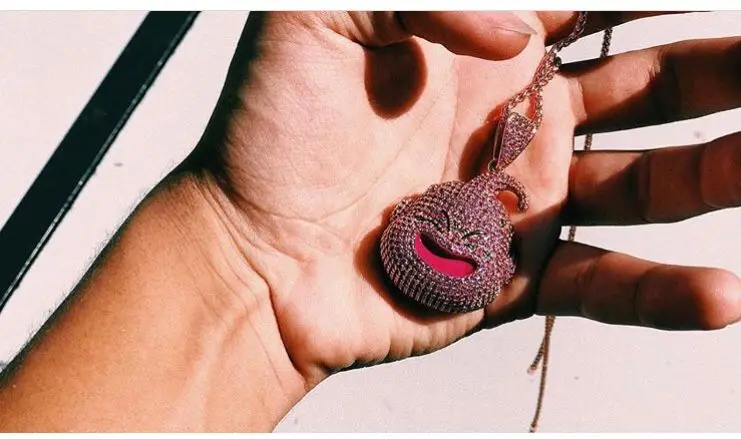 Jinao для хип-хопа ювелирные изделия Dragon Ball Iced Out цепь аниме ребенок Буу кулон кубический циркон уникальная цепочка с подвеской для рождественских подарков