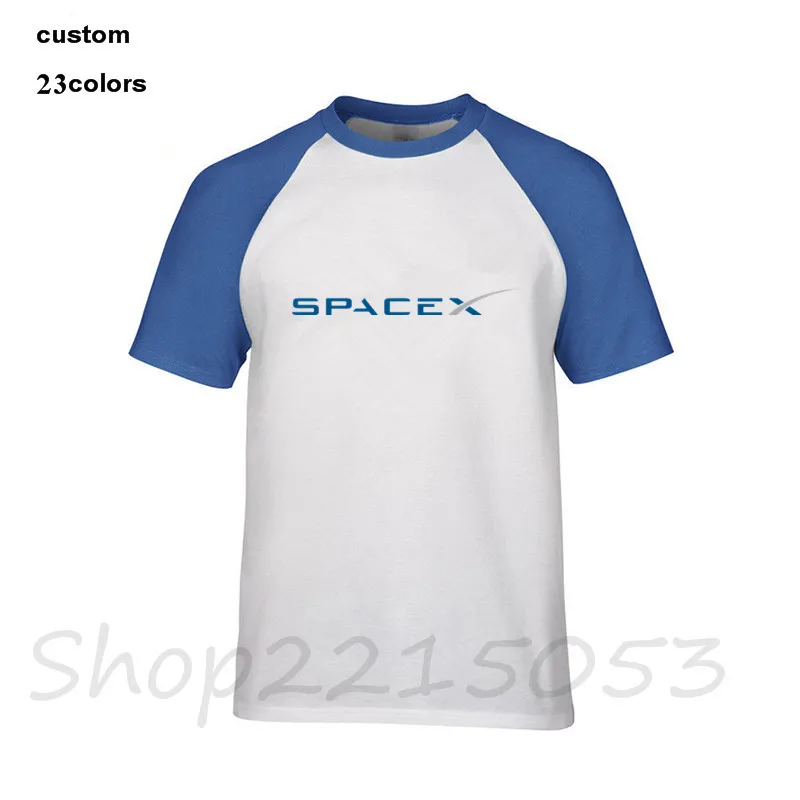 SpaceX 2019 космический X логотип футболки для мужчин Черная пантера одежда уличная