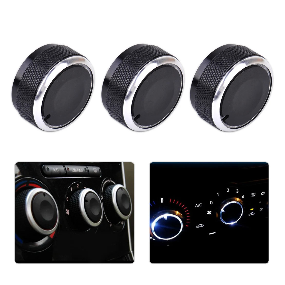 Ручки кондиционера beler из алюминиевого сплава для Mazda3 Mazda 3 2003 2004 2005 2006 2007 2008 2009