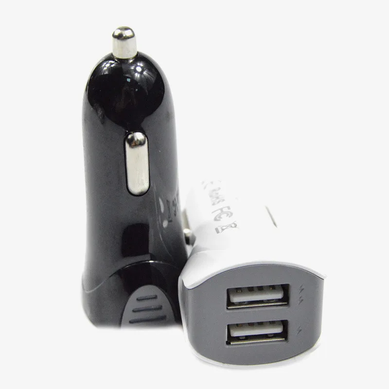 Micro USB phoneCar зарядное устройство 2.1A 2 порта двойной Переходник для зарядки в машине