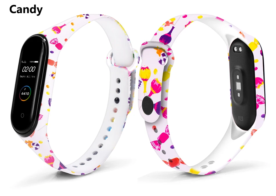 BOORUI Универсальный Miband 3 4 ремешок pulsera inteligente ремешок для xiaomi mi3 mi4 смарт-браслеты с разнообразными цветами