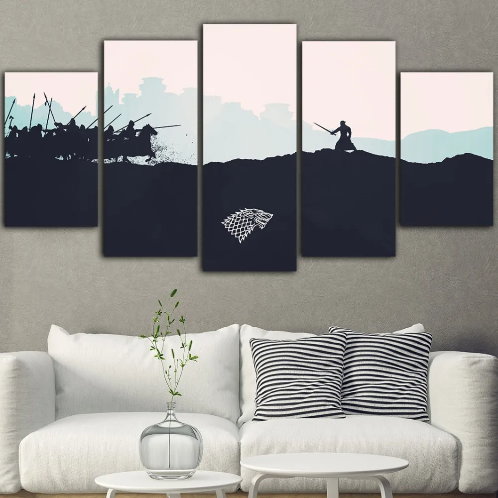 5 шт. Картина на холсте домашний декор Постер печать художественная абстрактная