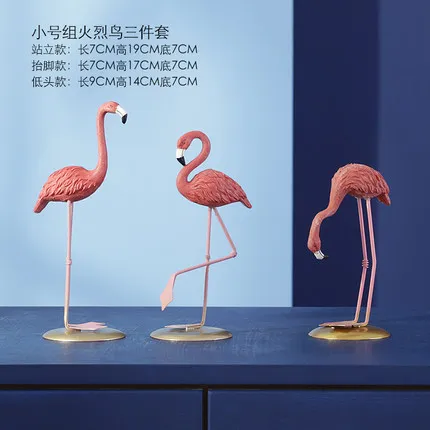 Нордический стиль милые Фламинго украшения для дома и сада Аксессуары Декор
