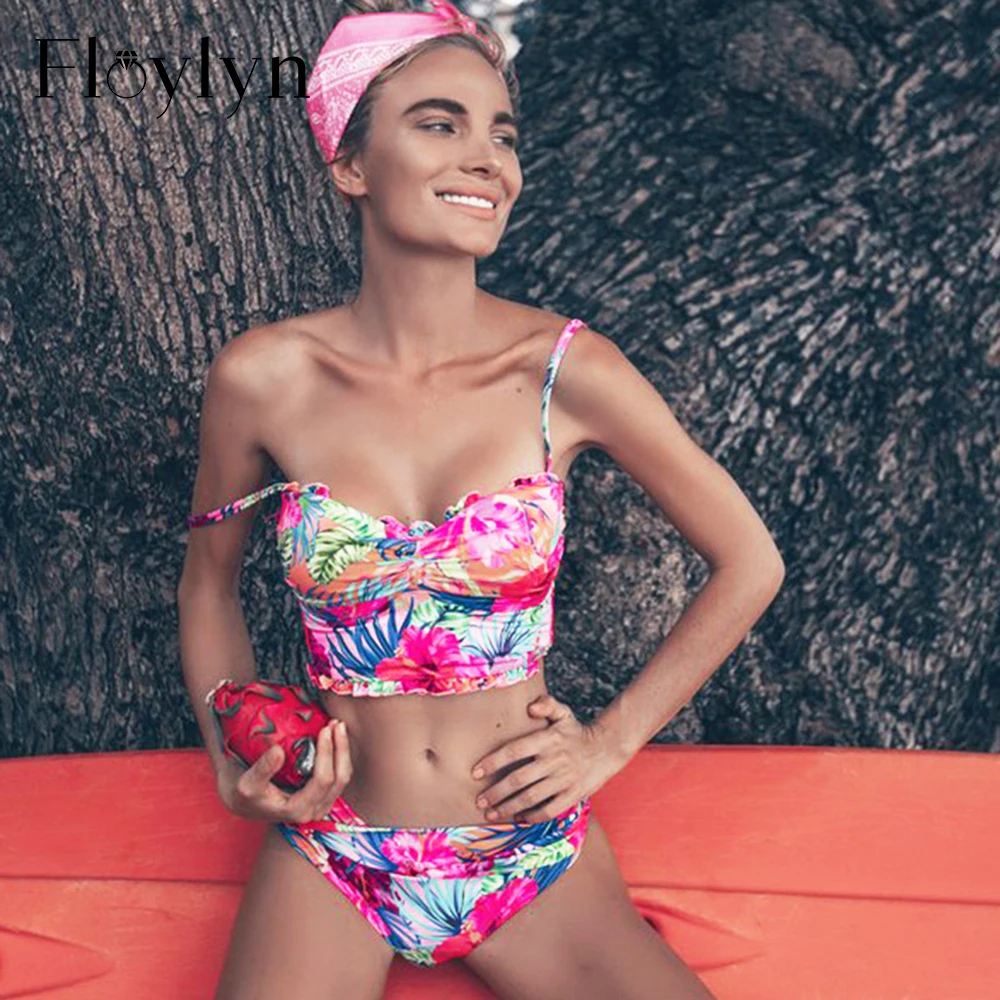 

Floylyn Sexy Bikini Swimwear Women Swimsuit Push Up Biquini Bathing Suit Plus Size Bikinis Summer Beach Wear Swim Suit Female