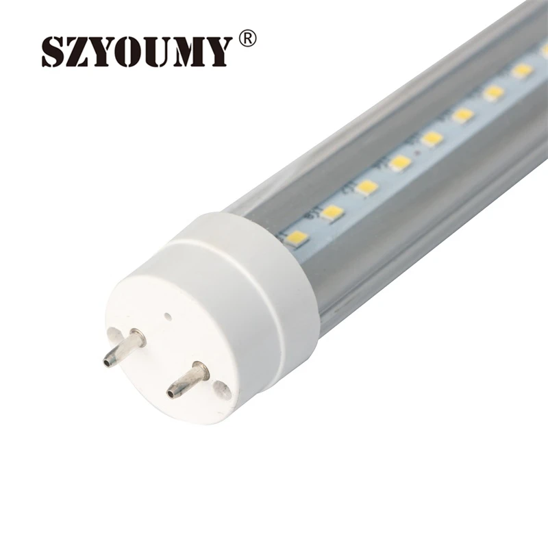 SZYOUMY Бесплатная доставка светодиодные трубки T8 150 см 24 Вт 5 футов свет 2160lm