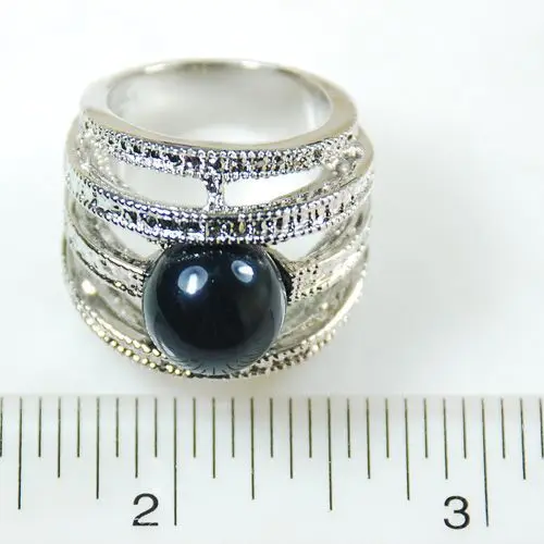 Кольцо из серебра 925 пробы с крупным черным жемчугом|pearl yellow|pearl cokepearl and diamond brooch |