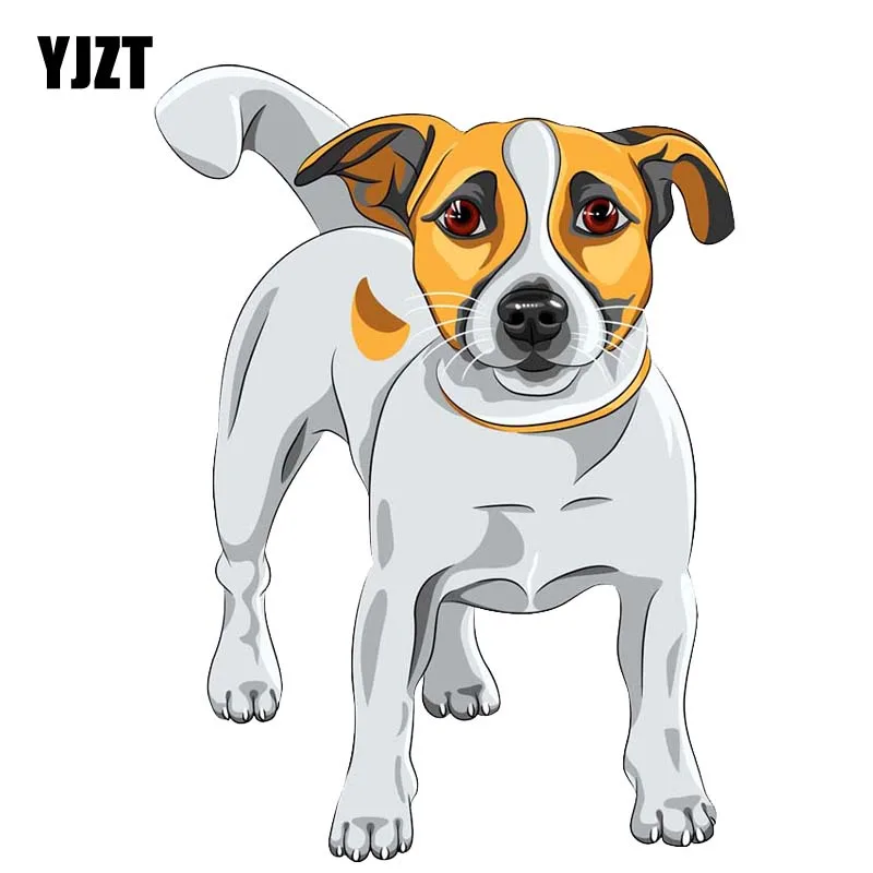 

YJZT 9.6CM*13.1CM A Strong Dog Fashion PVC Decal Car Sticker 12-300178
